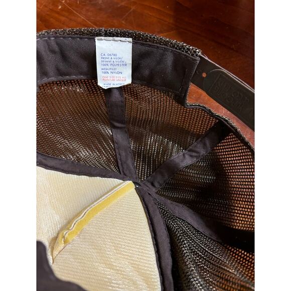 Vintage VTG snapback hat Benson trucking dad cap black and gray truck patch - Picture 4 of 5